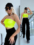 NEON SALADGREEN crop top "BETTY 004"